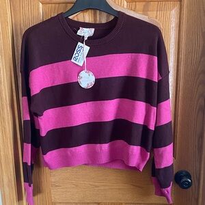 Pink Republic Women's Bold Stripe Sweater